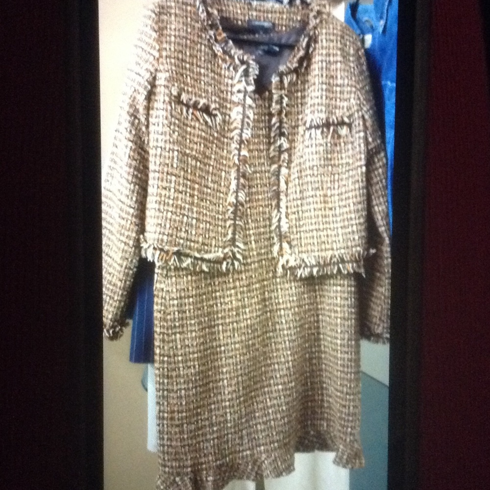 Two piece suit Chanel like style